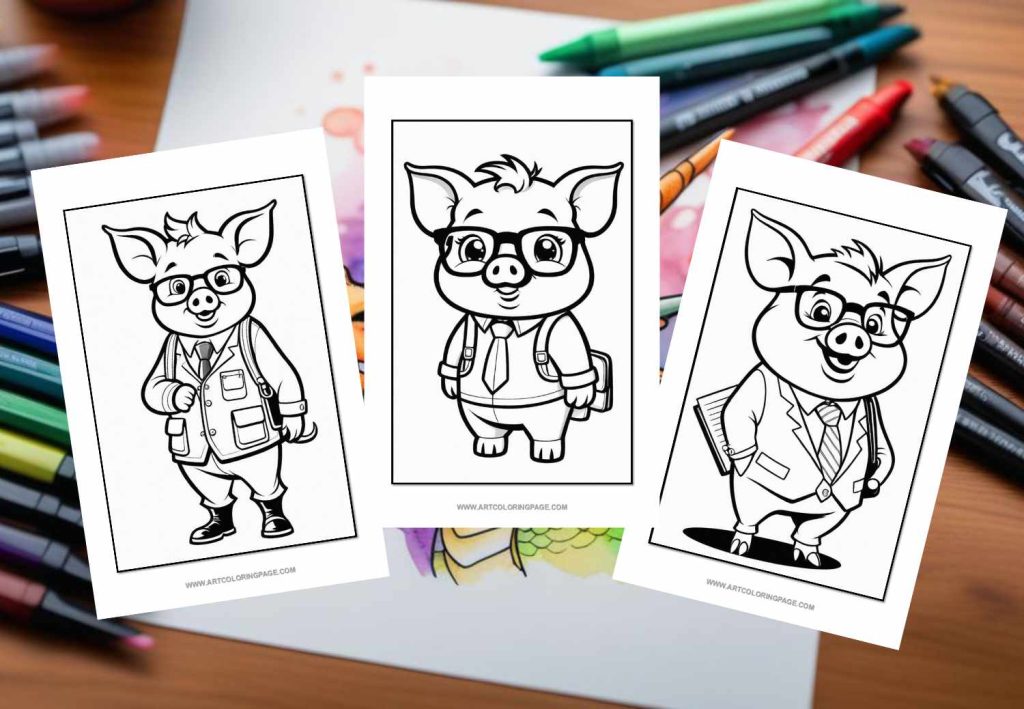 Discovering the Delight of Free Pig Coloring Pages for Kids Colorings Pages - Animals - Discovering-The-Delight-Of-Free-Pig-Coloring-Pages-For-Kids